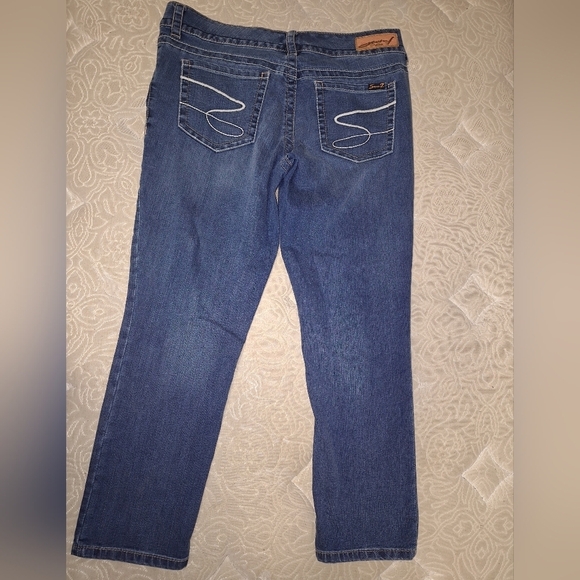 A pair of Seven7 straight leg womens blue denim jeans in a size 14. EUC. - Picture 8 of 8